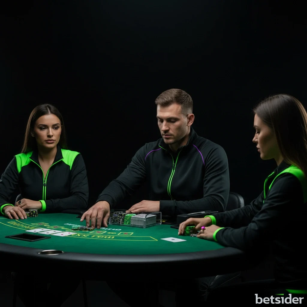 Schermata di un gioco di blackjack in esecuzione su uno smartphone, che mostra l'interfaccia ottimizzata per il tocco.