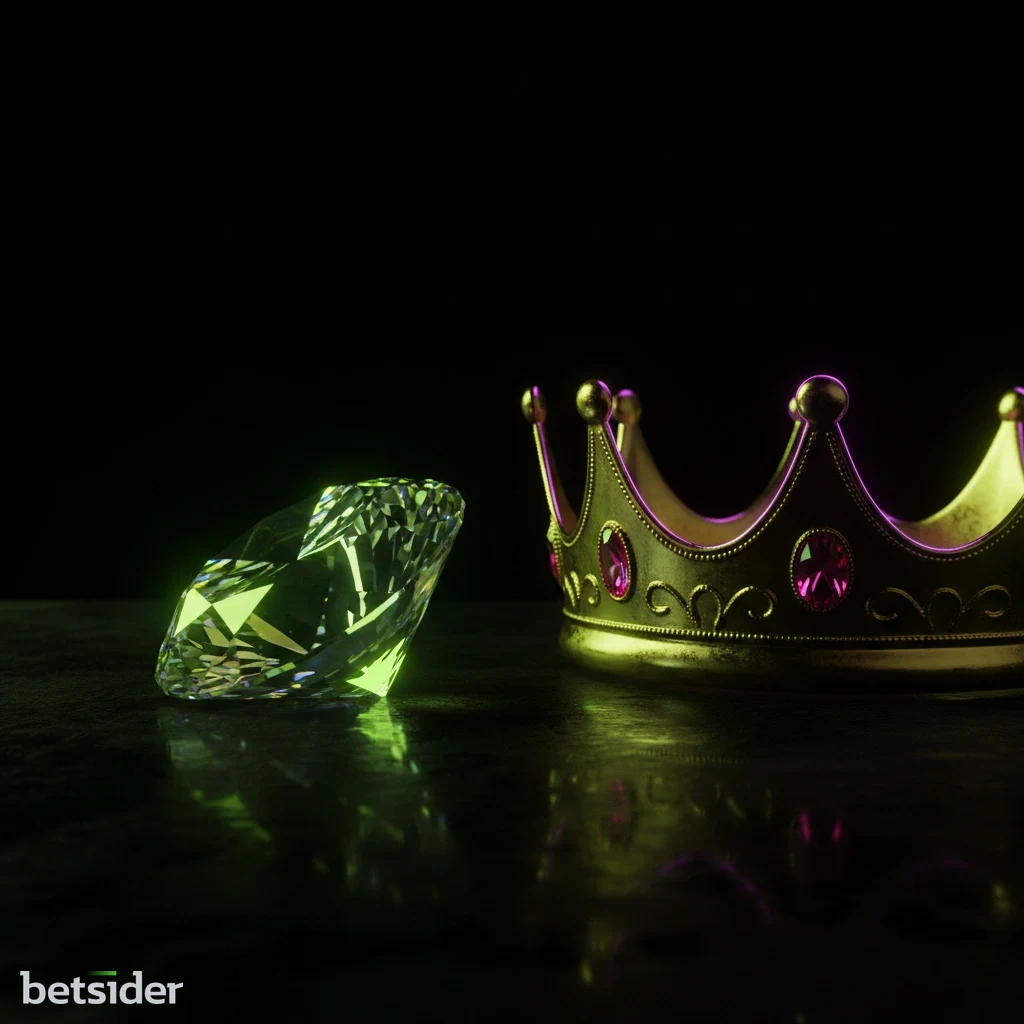 Simbolo di un diamante e una corona, rappresentanti i livelli VIP Diamond ed Elite di Betsider