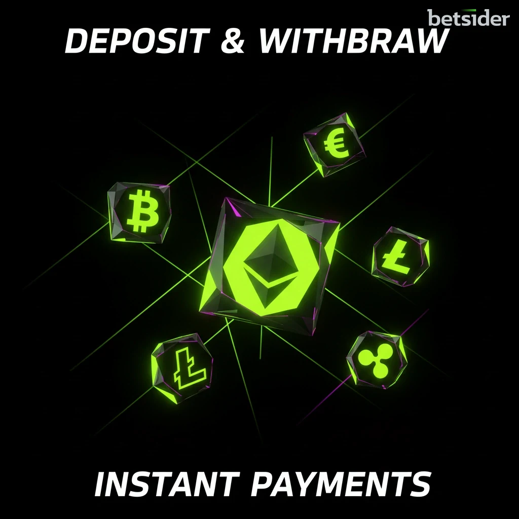 Diagramma che mostra la rapidità di un prelievo in Bitcoin da Betsider.