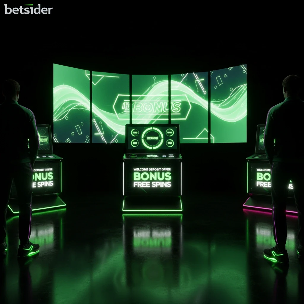 Grafica del bonus di benvenuto di Betsider attivato dal primo deposito.